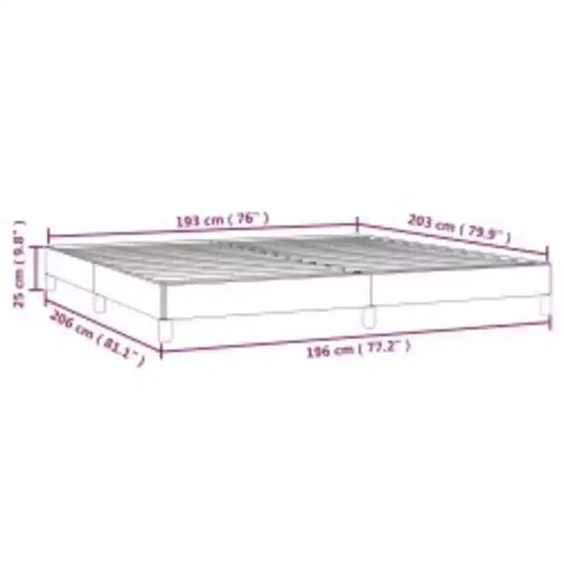 White Faux Leather King Bed Frame