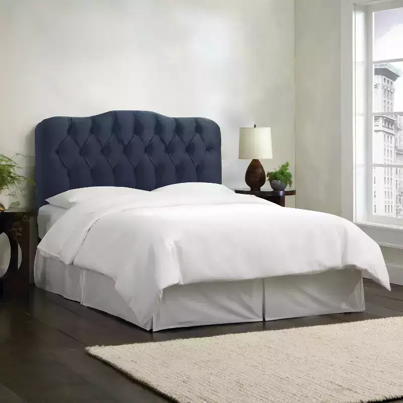 Skyline Furniture Seville Velvet Headboard