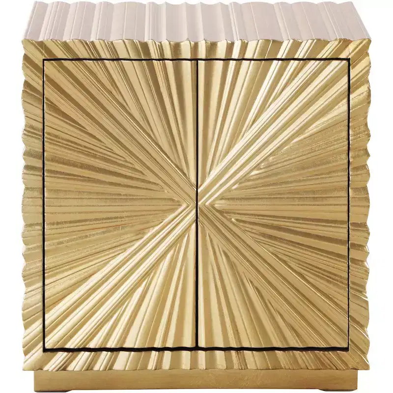 Meridian Furniture Golda Gold Side Table