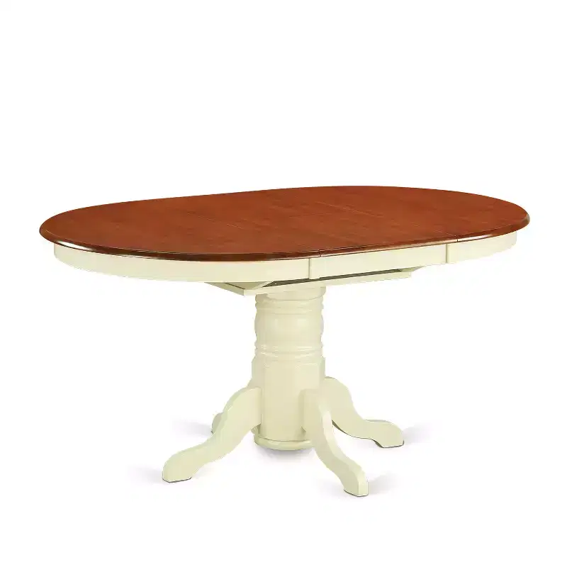 Dinette Table Set with 6 Chairs - Cottage Style Dining Room Table & Seat Set