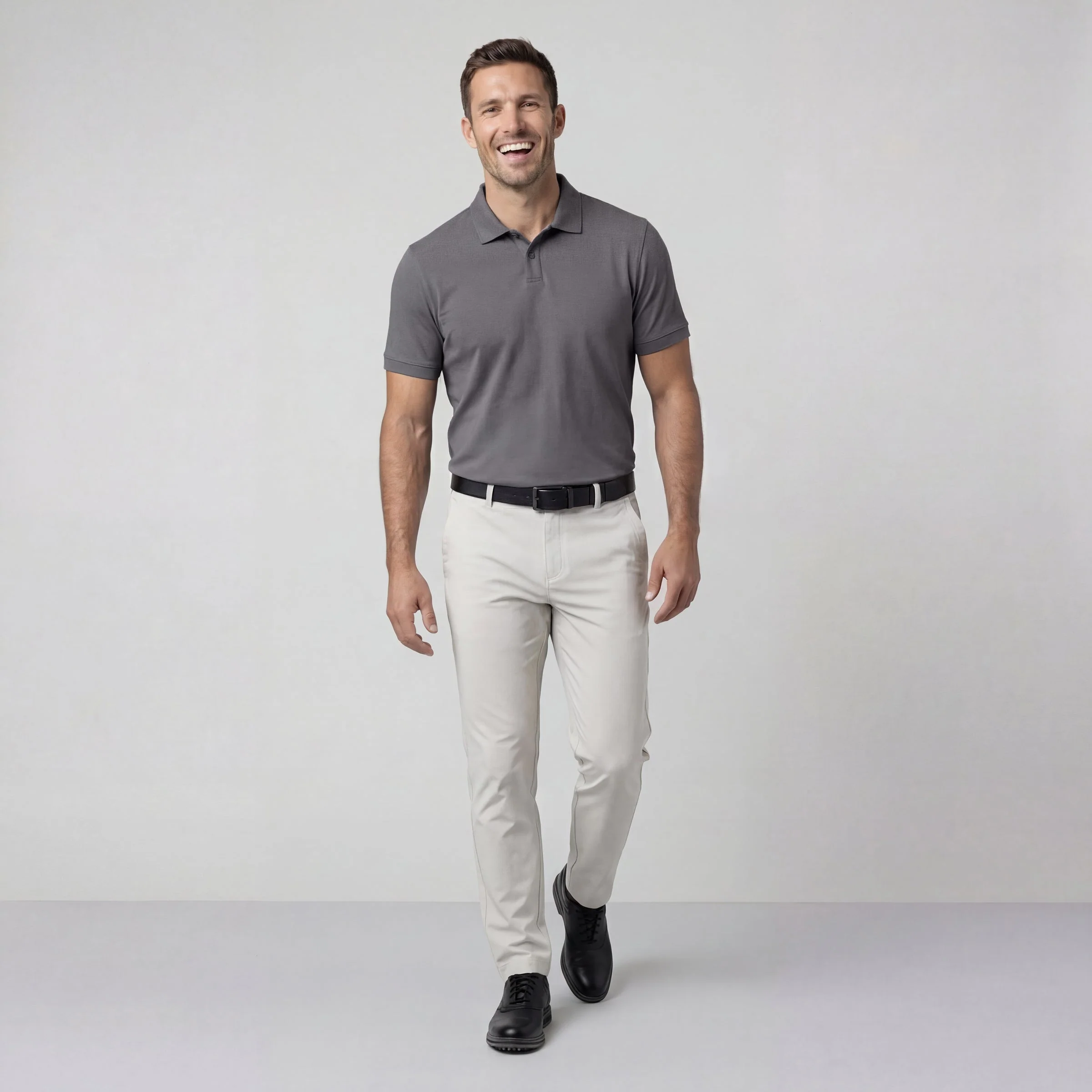 Polo -- Charcoal Gray