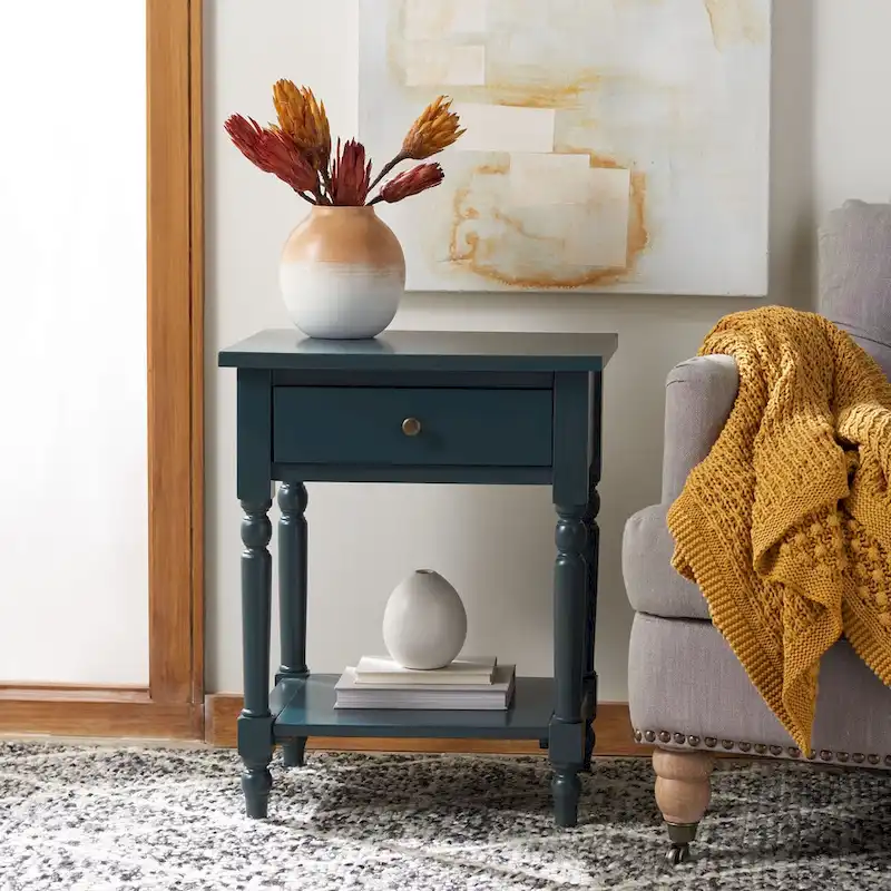 SAFAVIEH Wendel Accent Table - 20 x 16 x 25 - 20Wx16Dx25H