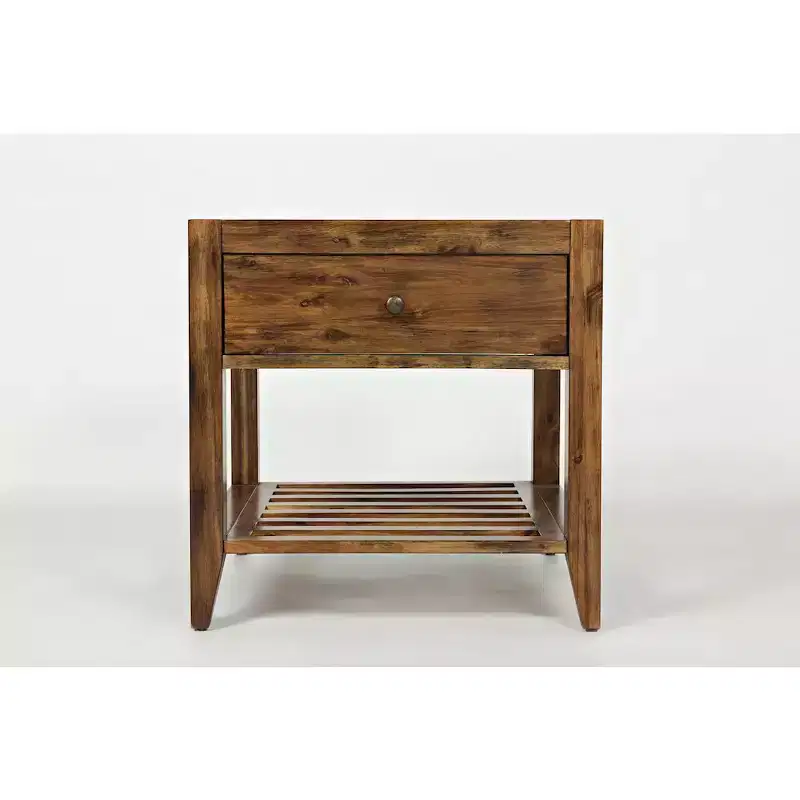 Jofran,Beacon Street Modern Essential Solid Wood Square End Table