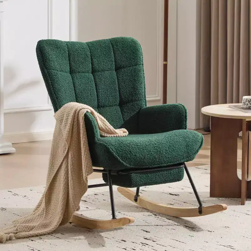 furniliving Teddy Upholstered Nursery Rocking Chair