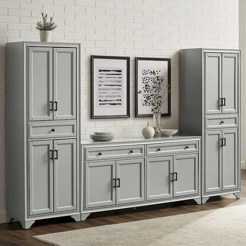 3-piece Sideboard and Pantry Set - 15x108.5x67.75