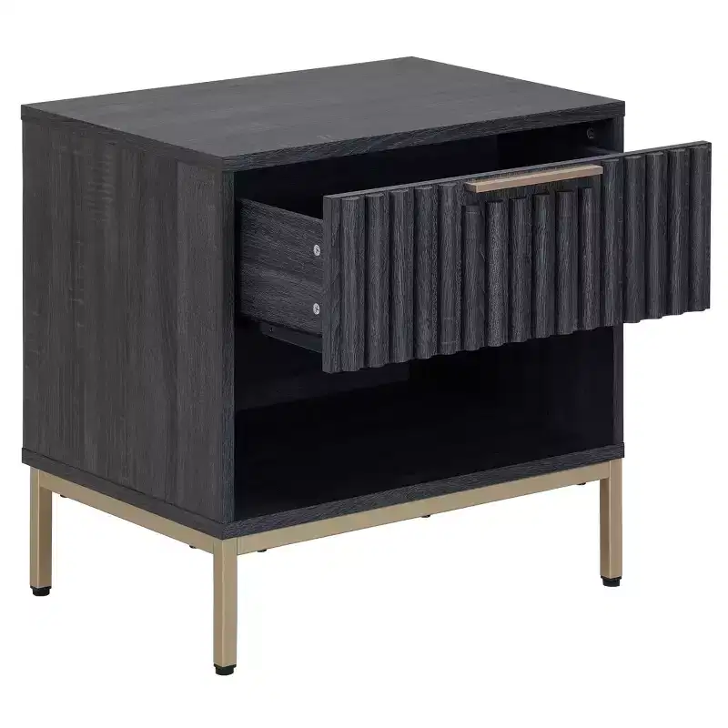 Lylia 1 Drawer Nightstand - NST9617 - Safavieh
