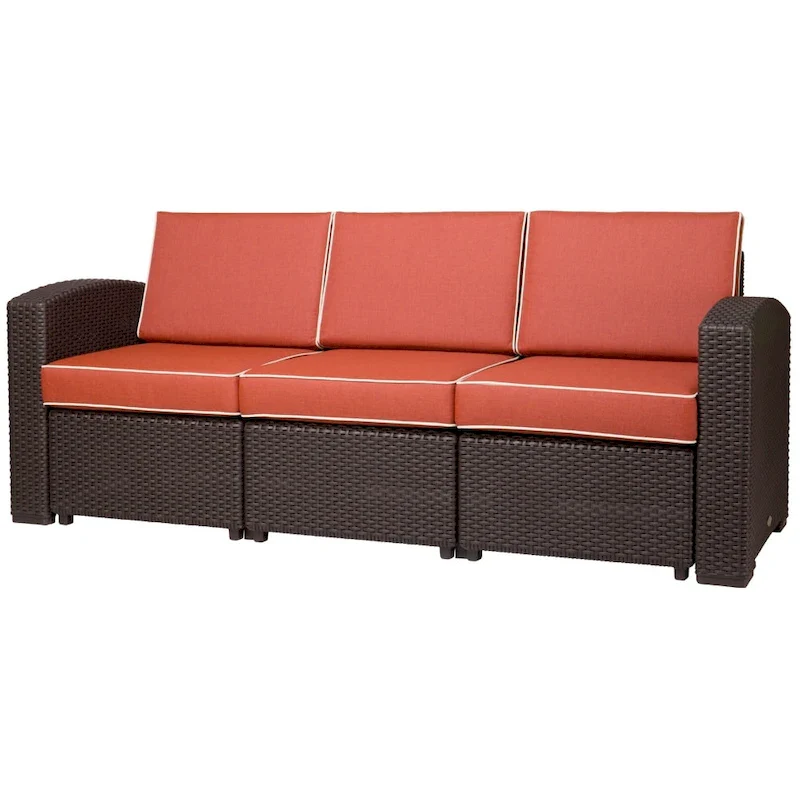 Magnolia Resin All-Weather Sofa with Cushions