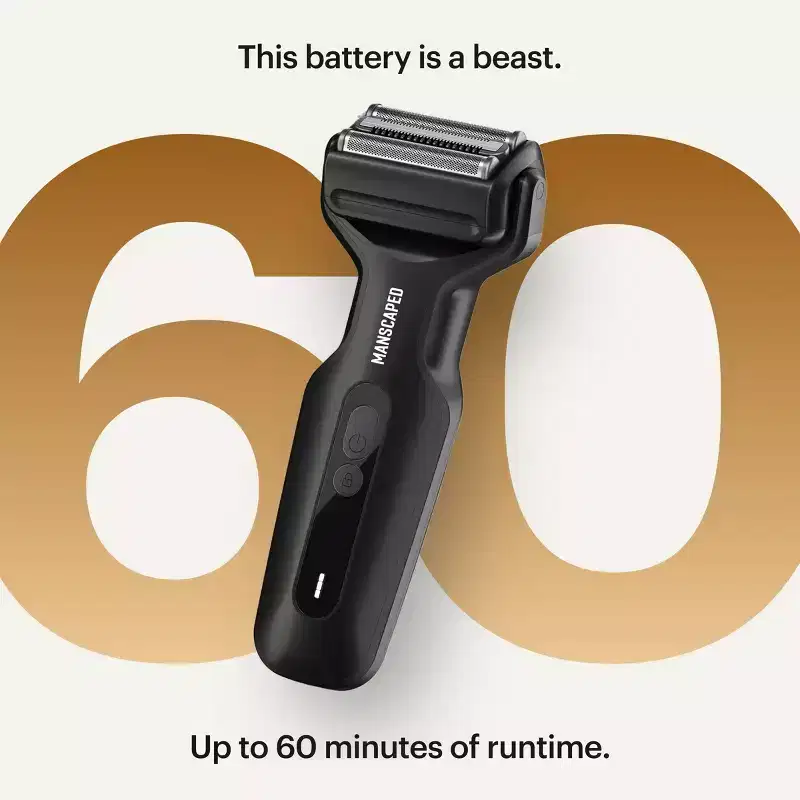 Manscaped The Chairman Plus Essentials Kit, Electric Foil Face Shaver and SkinSafe Precision Trimmer with Soothing Aftershave Serum