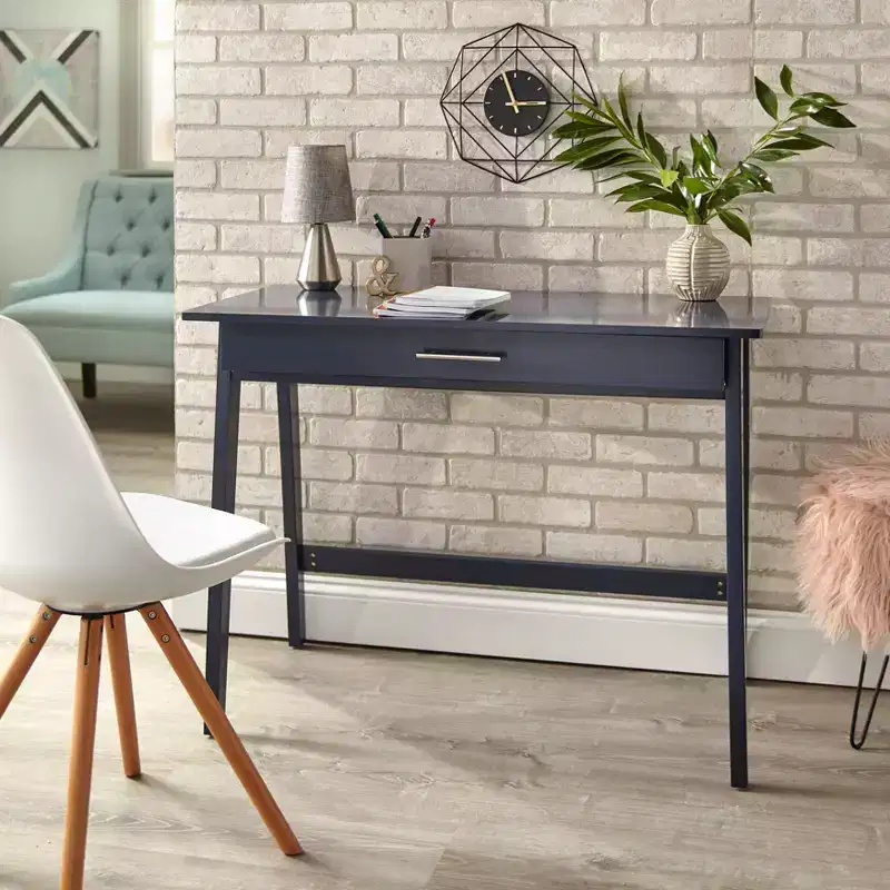 Buylateral Rollins Compact Single Drawer Writing Desk