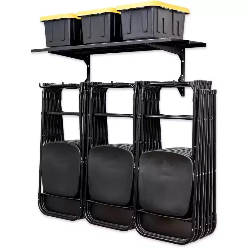 StoreYourBoard G-Chair + Shelf | Adjustable Wall Storage System | Holds 300 lbs