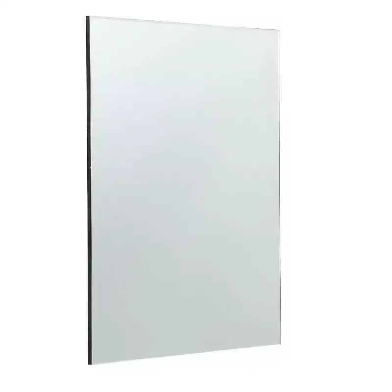 Sandinrayli Wall Mount Salon Barber Mirror,Salon Equipment Mirror for Hair Stylist Bathroom Vanity Barbershop,Black