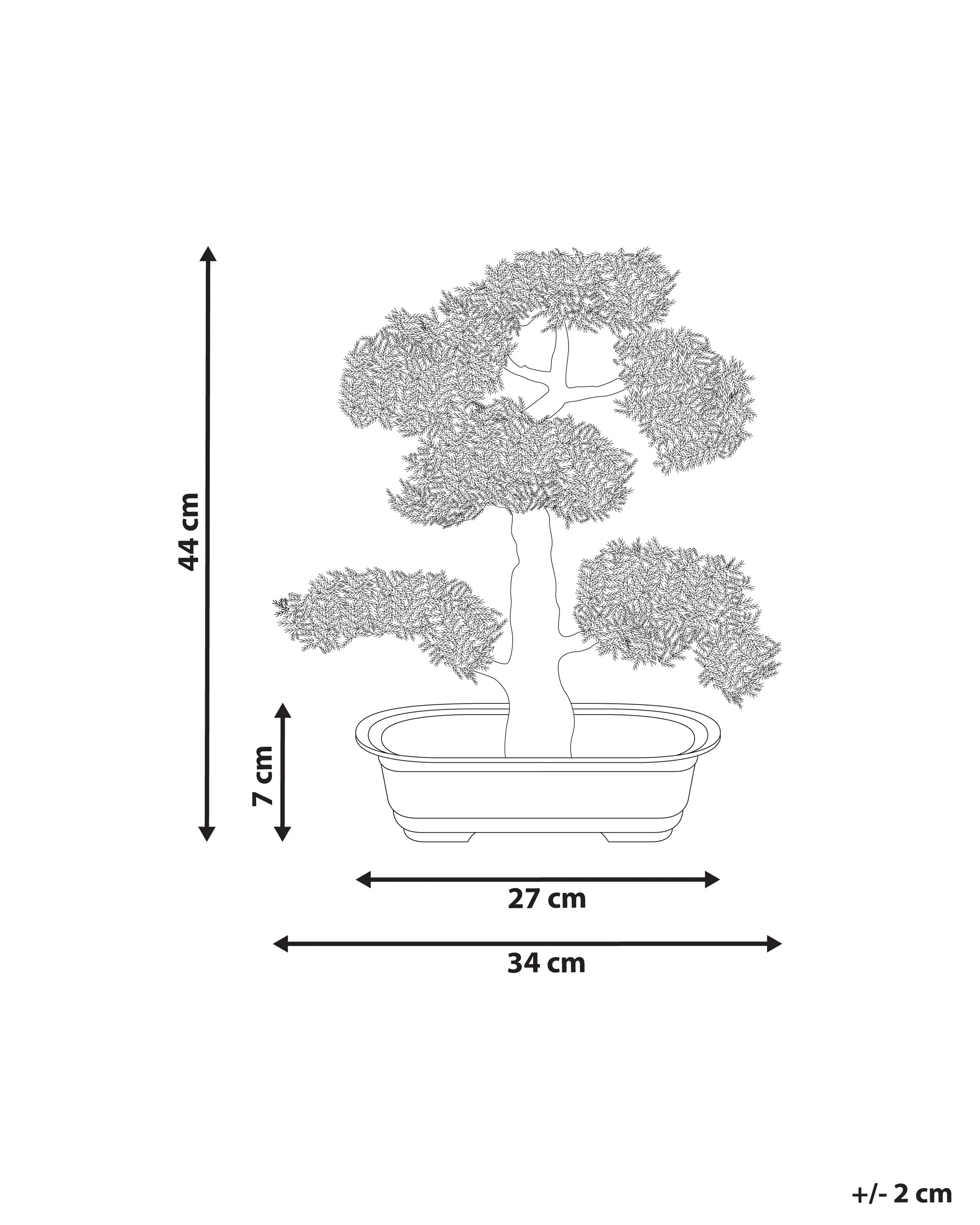 Pianta artificiale PINE 44 cm Verde