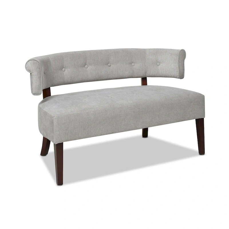 Jared 51 Modern Recessed Arm Tufted Bench Settee