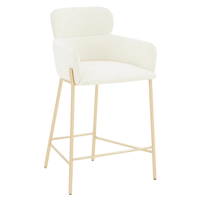 SAFAVIEH Couture Sejada 26-inch Counter Stool - 23 In. W x 21 In. D x 38 In. H - 23Wx21Dx38H