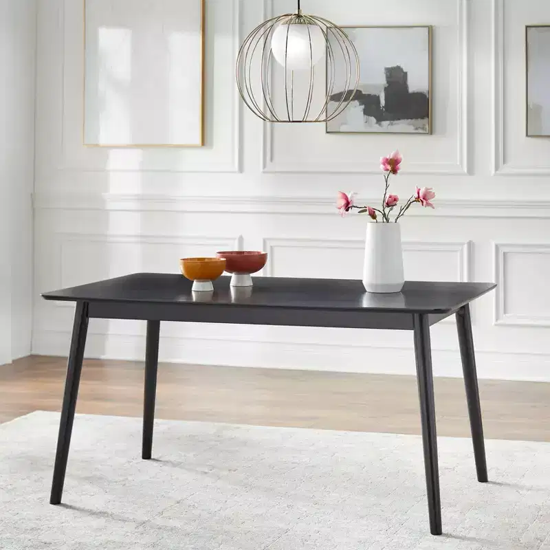 Whitney Rectangular Dining Table Black