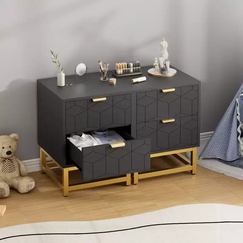 2 Drawer Dresser, Small DresserChest of Drawers, Table for Bedroom, Living Room,