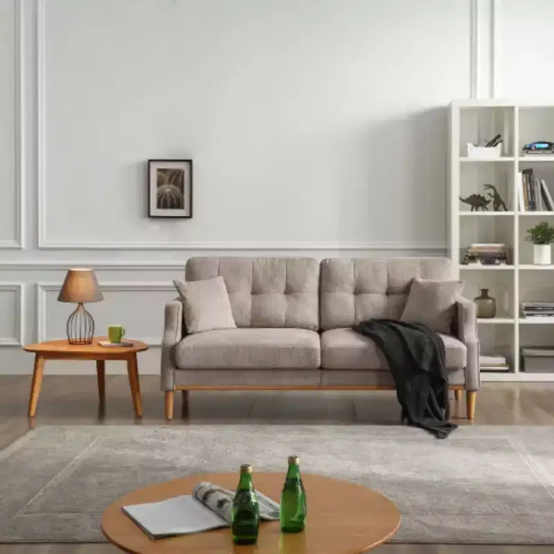 Waterproof Fabric 3-Seater Sofa Equipped with USB Charging Port