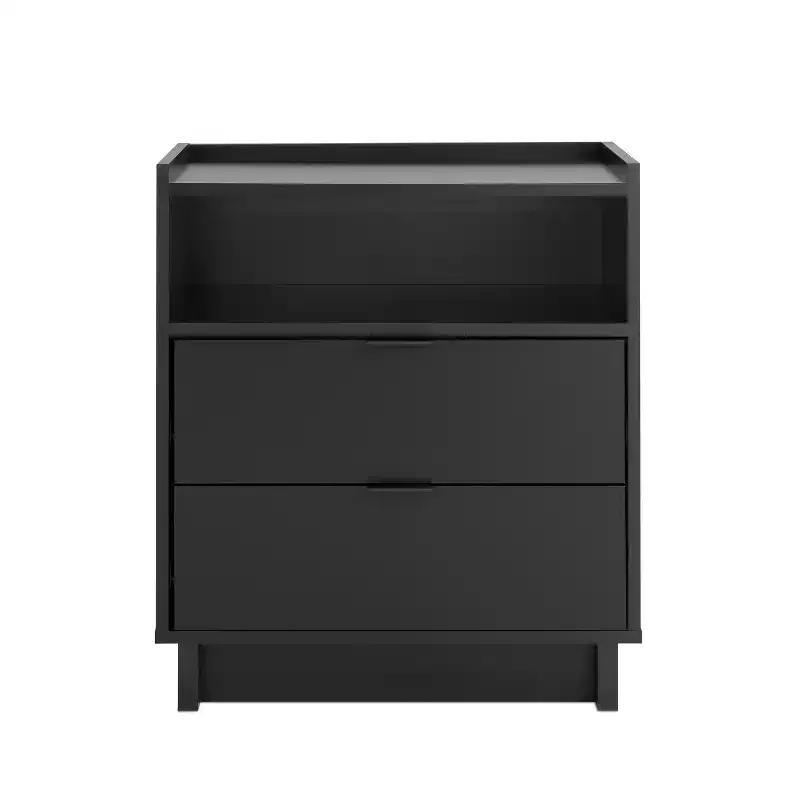 Prepac 23.75" Wide Simply Modern 2 Drawer Nightstand