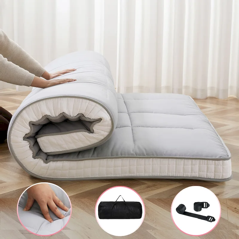 Roll Up Floor Japanese Mattress Futon with storage bag