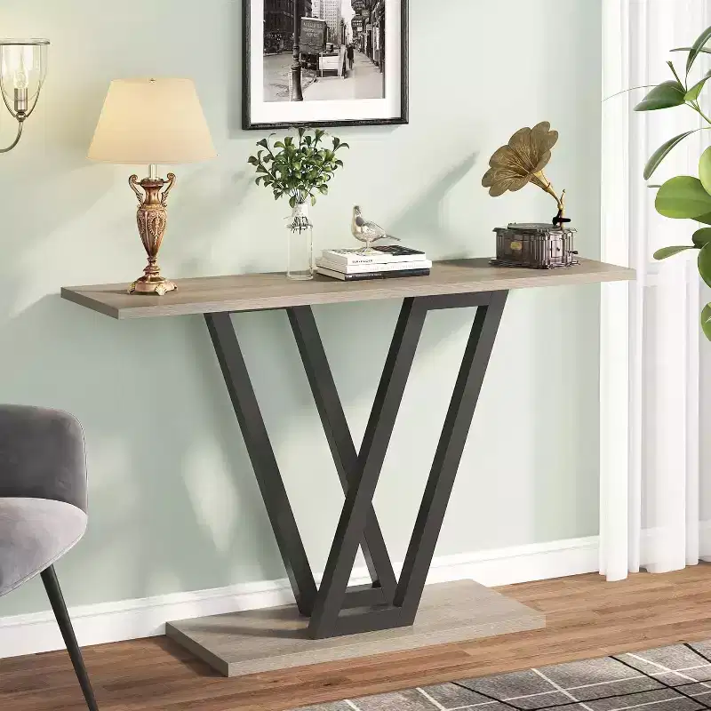 Tribesigns Hallway Console Table, Narrow Sofa Table