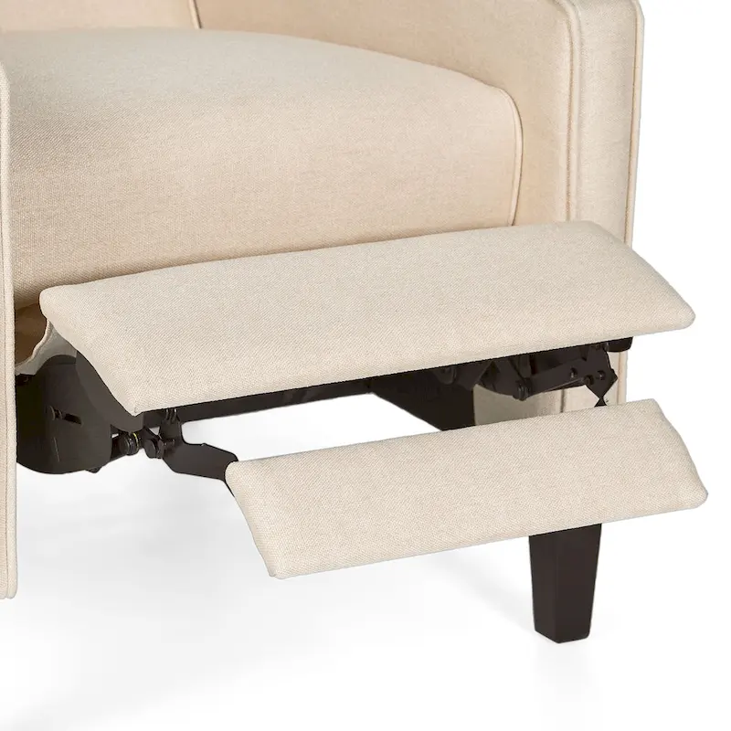 Dalton Fabric Pushback Recliner Club Armchair by Christopher Knight Home