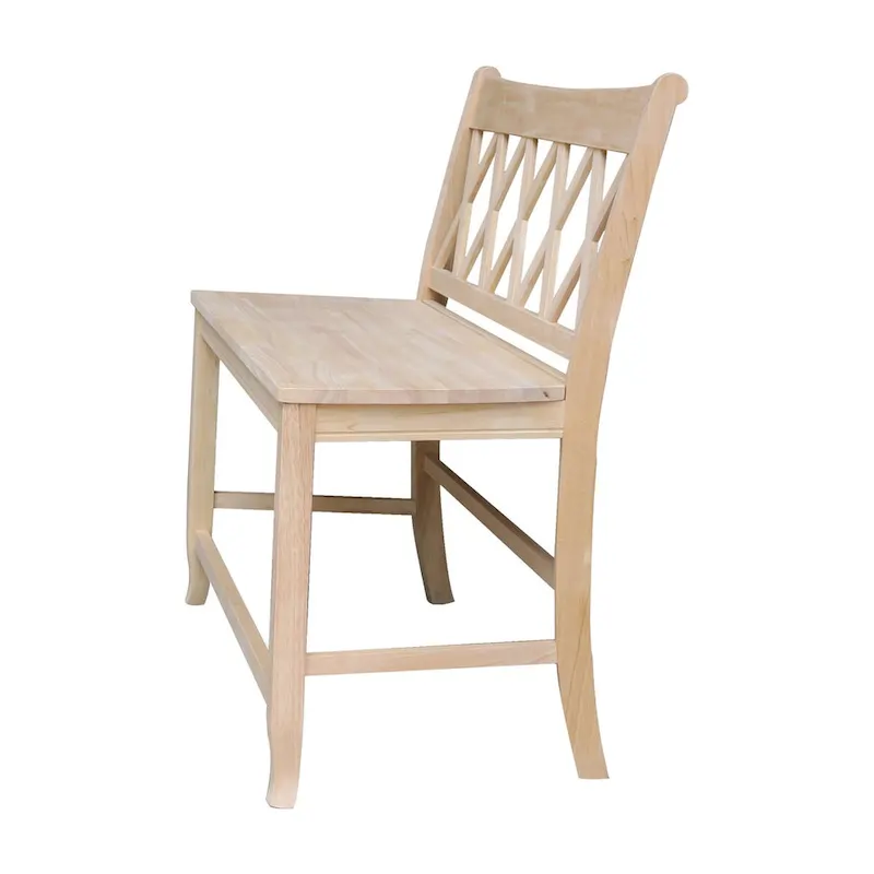 Double X-Back Bench - 24 Seat Height