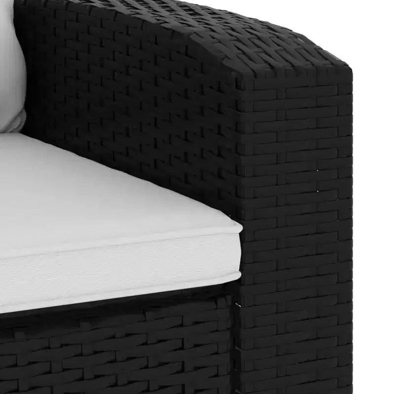 vidaXL Garden Reclining Chair PE Rattan Single Sofa