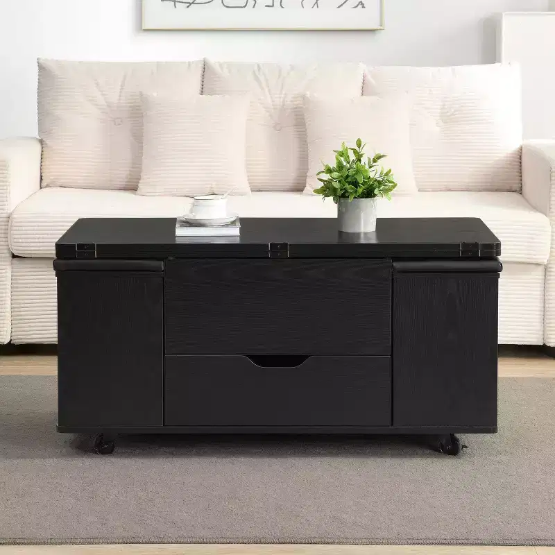 Modern Lift-Top Coffee Table with Storage, Mobile Center Table for Small Living Rooms or Apartments