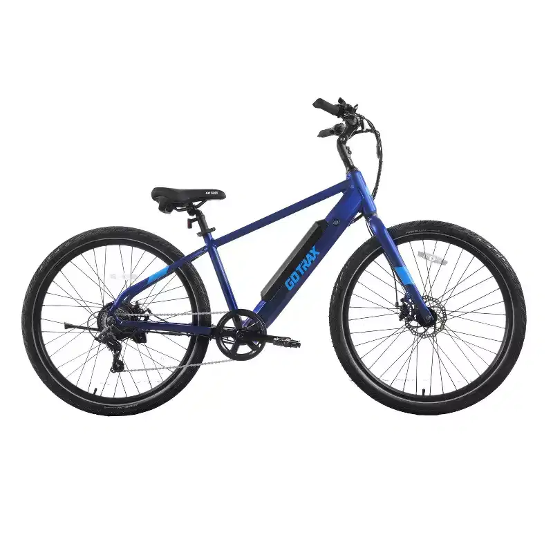 GOTRAX Adult Transfer 27.5 Step Over Electric Hybrid Bike