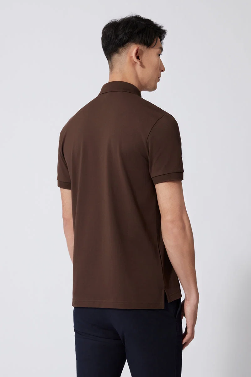 Pique Polo | Brown