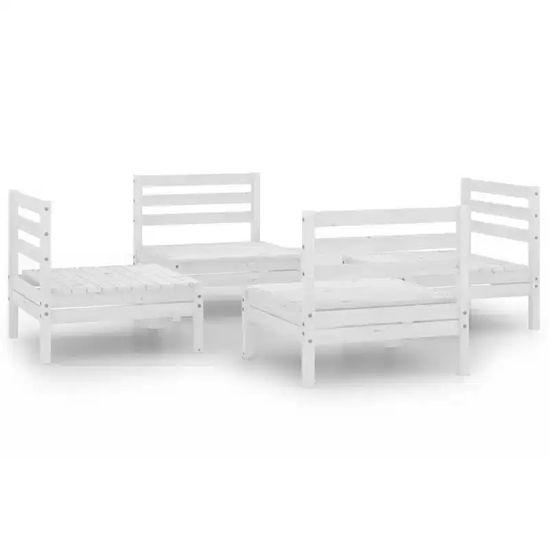 vidaXL Garden Lounge Set Solid Pinewood 4-piece set Seats 4