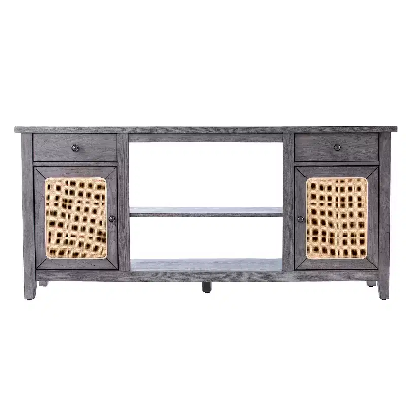Media Console with Storage - Grey - SEI