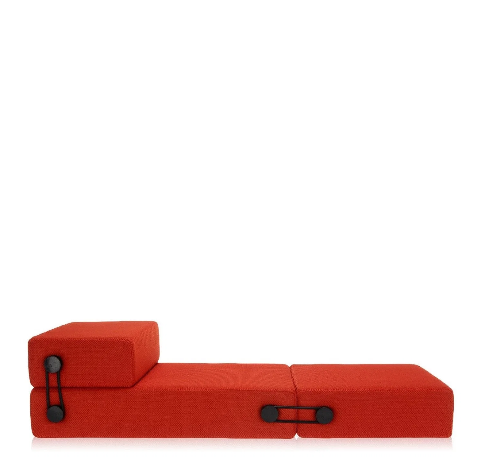 Modern Technical Fabric Modular Chaise with Convertible 3-in-1 Configuration for Living Room