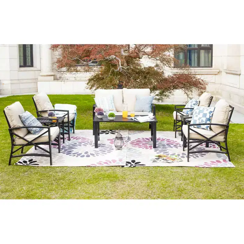 8pc Loveseat Patio Seating Set - Patio Festival