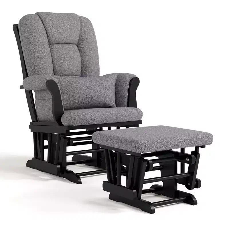 Nursery Glider Rocking Chair and Ottoman