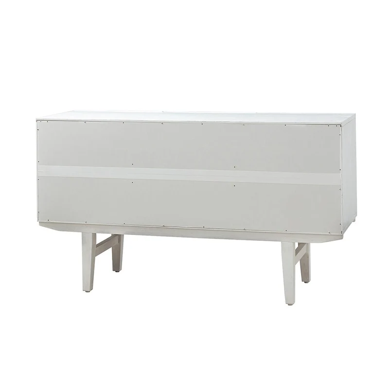 Modern Carved Geometric Patterns Sideboard