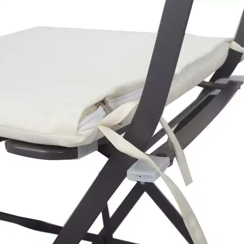 3 Pieces Patio Bistro Balcony Metail Chair Table Set