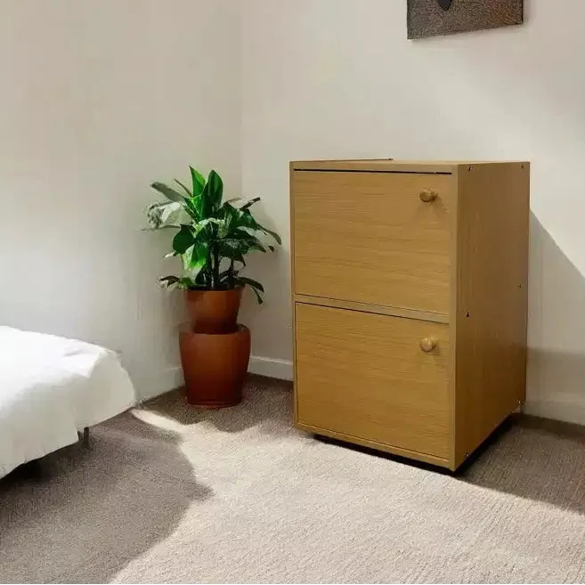 24 Natural Wood Bookcase