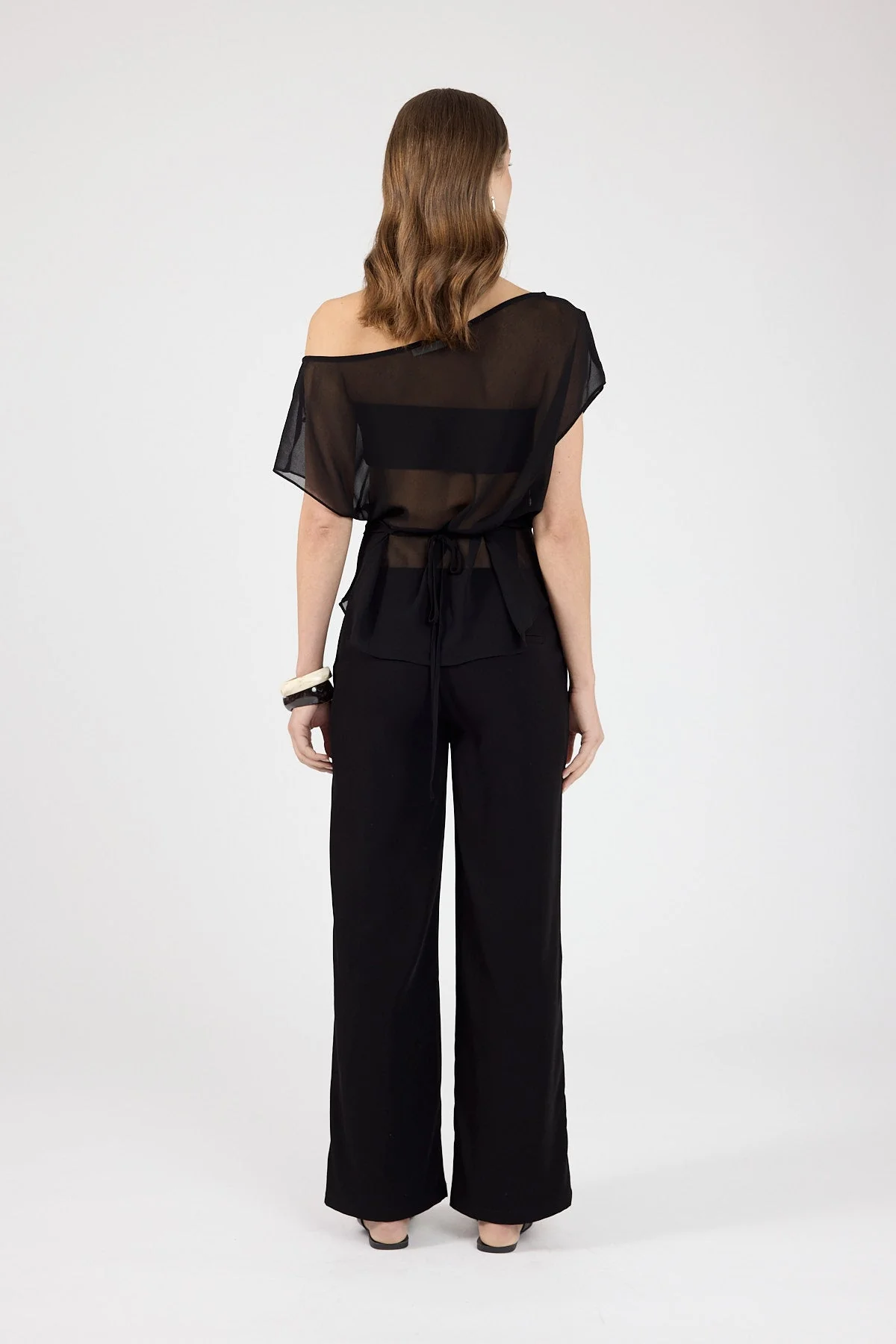 Petite Low Rise Recycled Pant Black