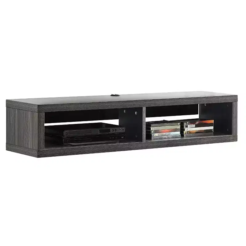Shallow Wall Mounted A/V Console TV Stand for TVs up to 60 - Martin Furniture