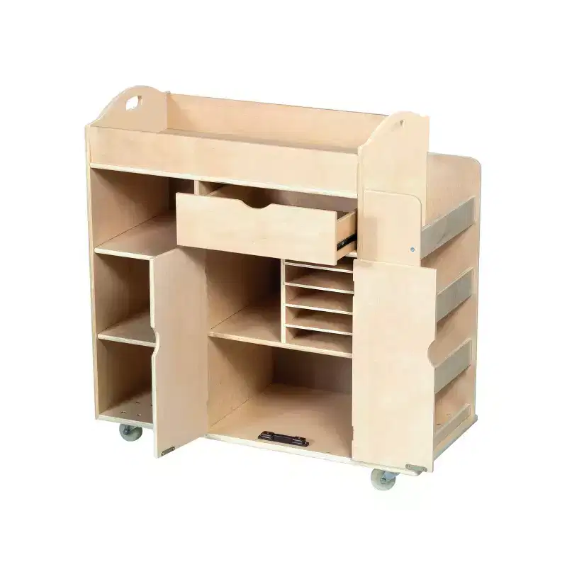 Guidecraft Kids' Art Activity Cart