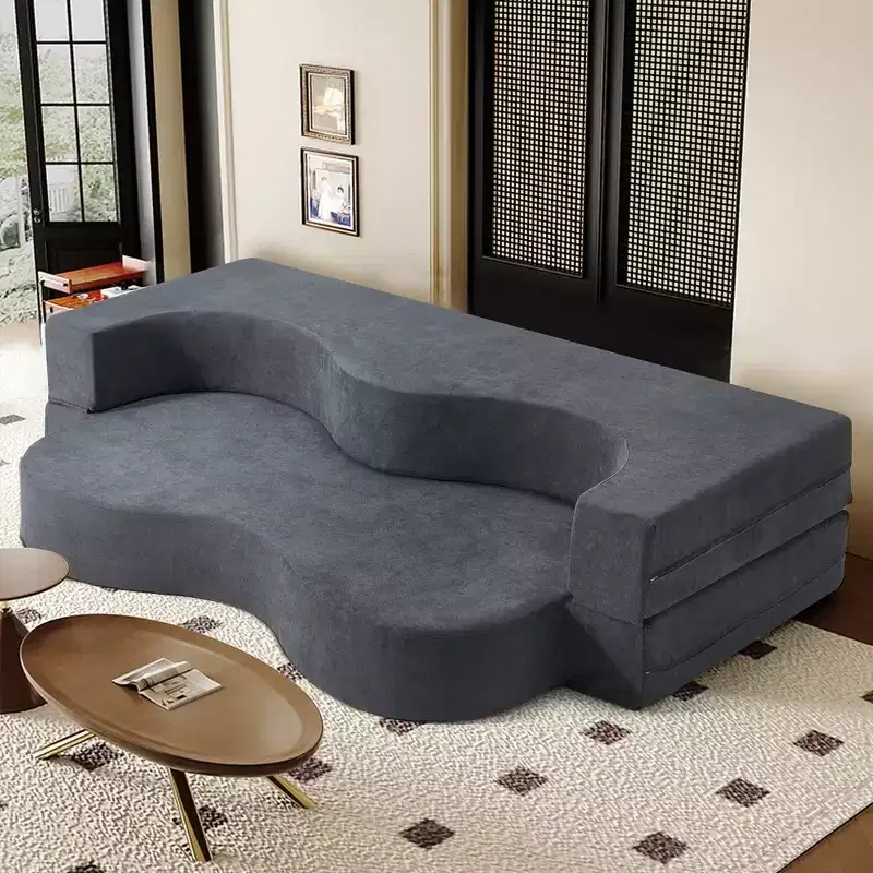 EROMMY Folding Sofa Bed, Floor Sofa Couch, Convertible Sofa Bed With high density foam
