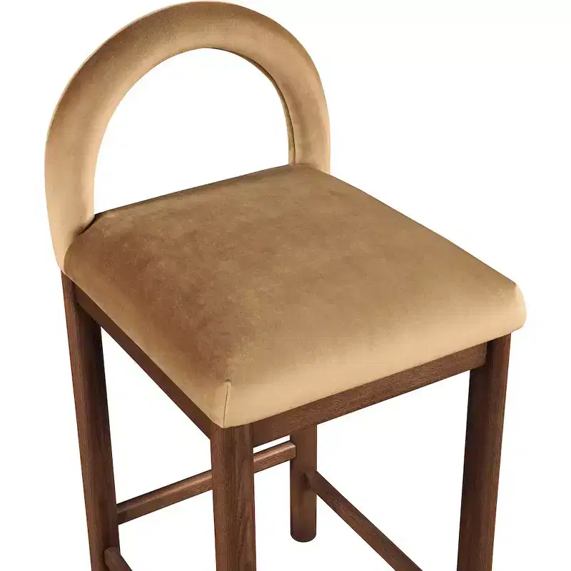 Velvet Counter Stool