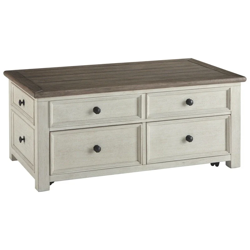 Bolanburg Two-Tone Coffee Table with Lift Top