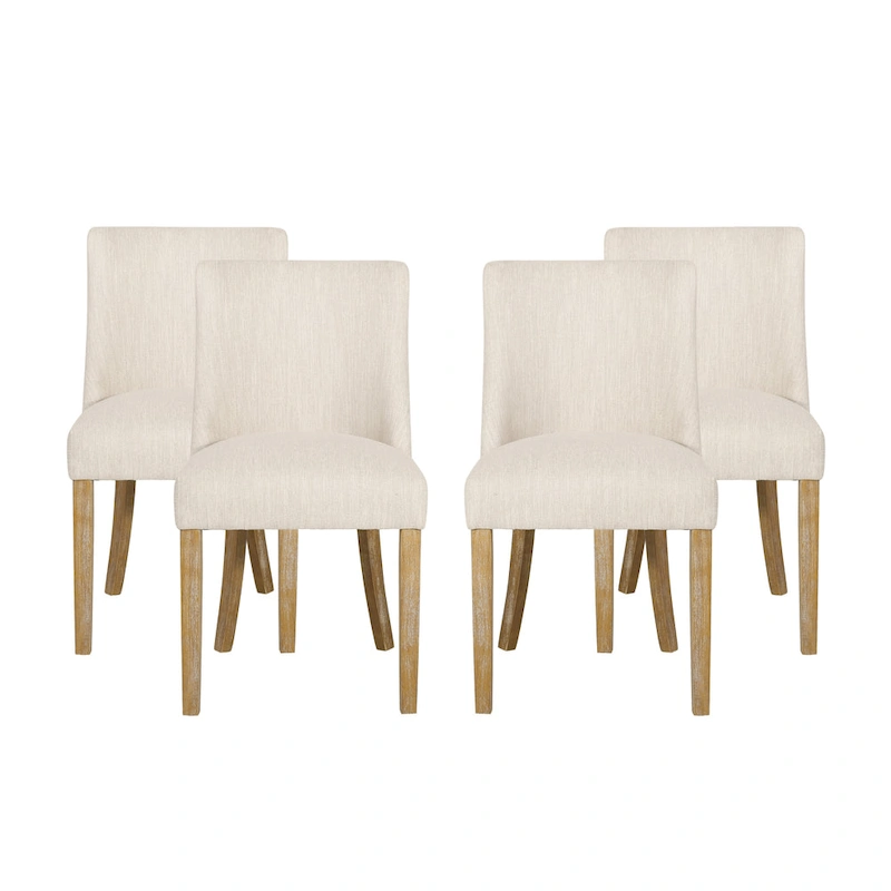 Frances Fabric Dining Chair (Set of 4) by Christopher Knight Home