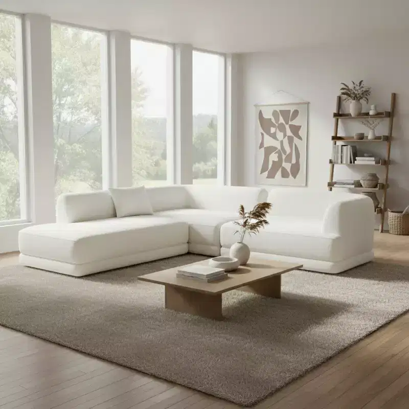 Christopher Knight Home Doyoung Modern 115 3-Piece L-Shaped Sectional Sofa