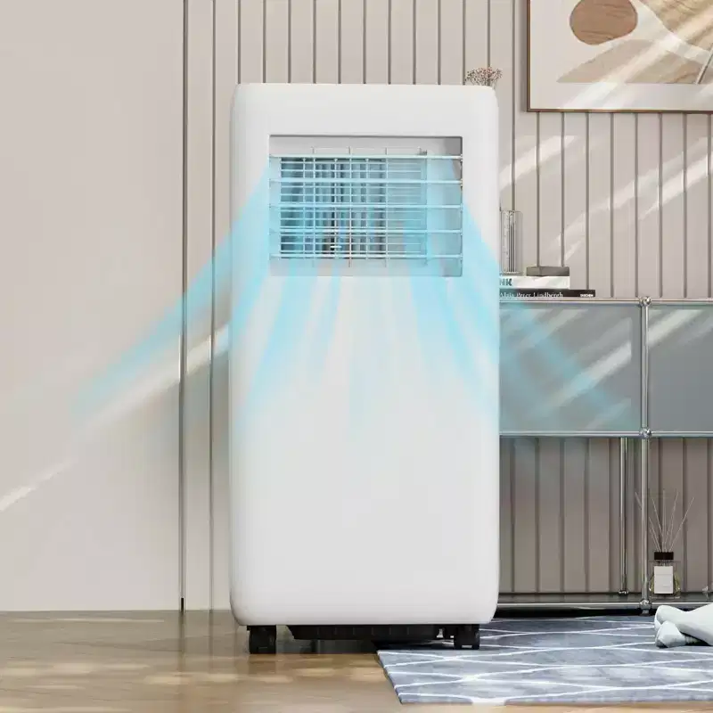 GustoWave 10000 BTU Portable Air Conditioner for Room up to 450 Sq. Ft. with 24H Timer, Sleep Mode