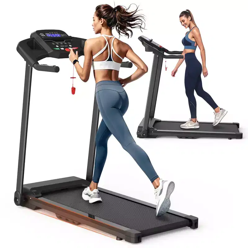 Okak Foldable Treadmill with Max 265 LBS Weight Capacity, Electric Portable Treadmill with 2.5HP, Treadmills for Home, Office