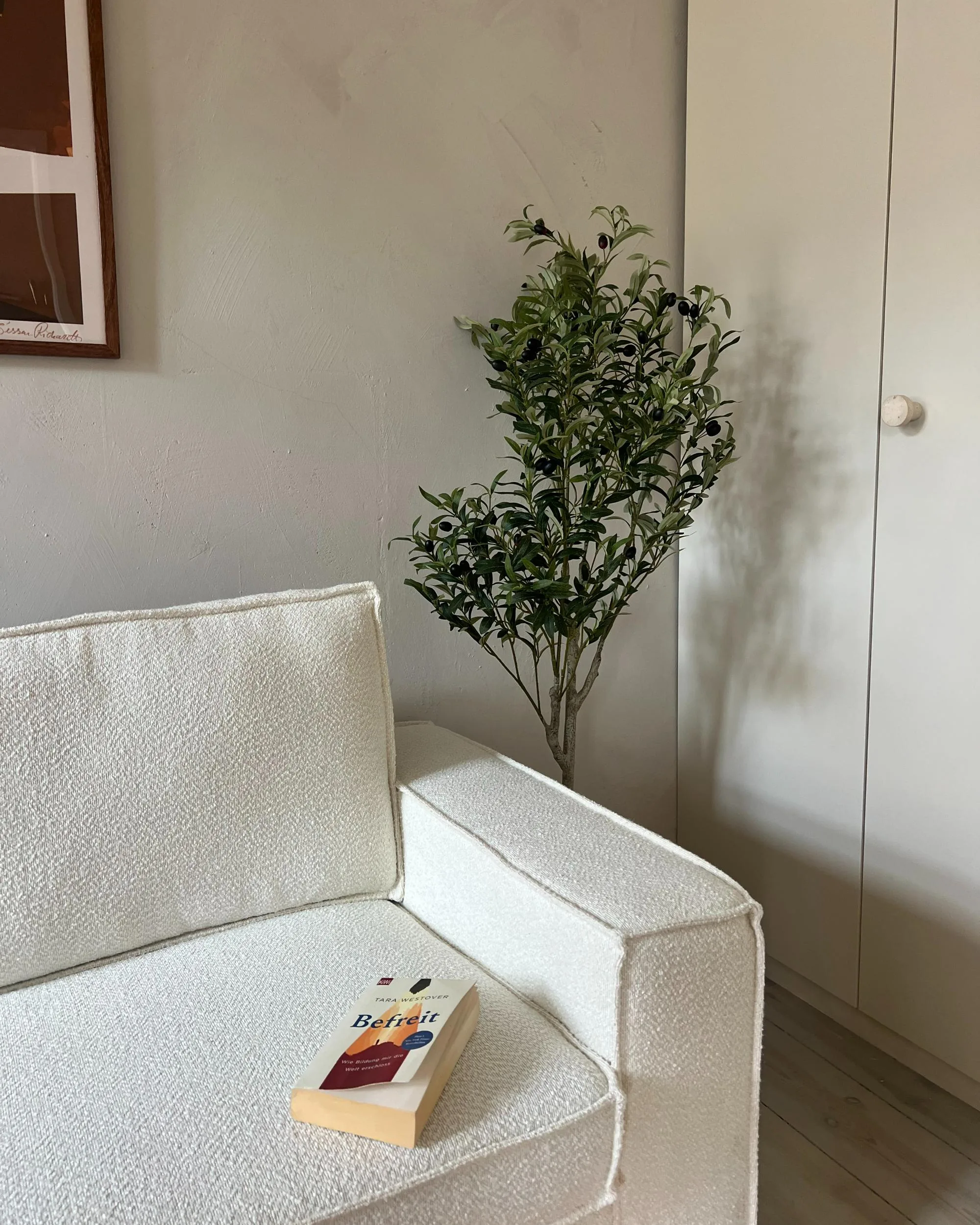 Divano letto 3 posti  Bianco sporco