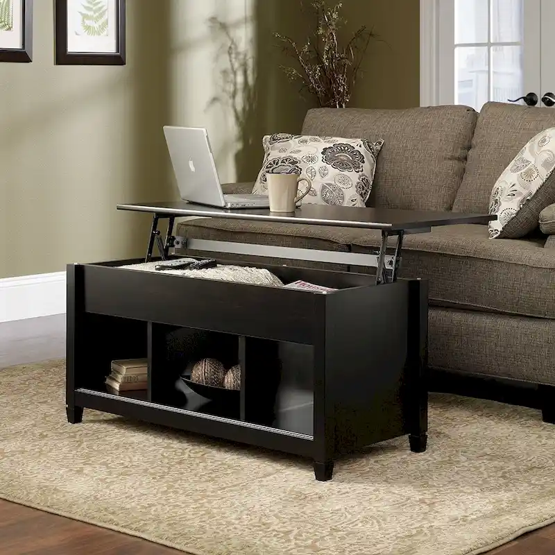 Lift Top Storage Coffee Table with Hidden Compartments